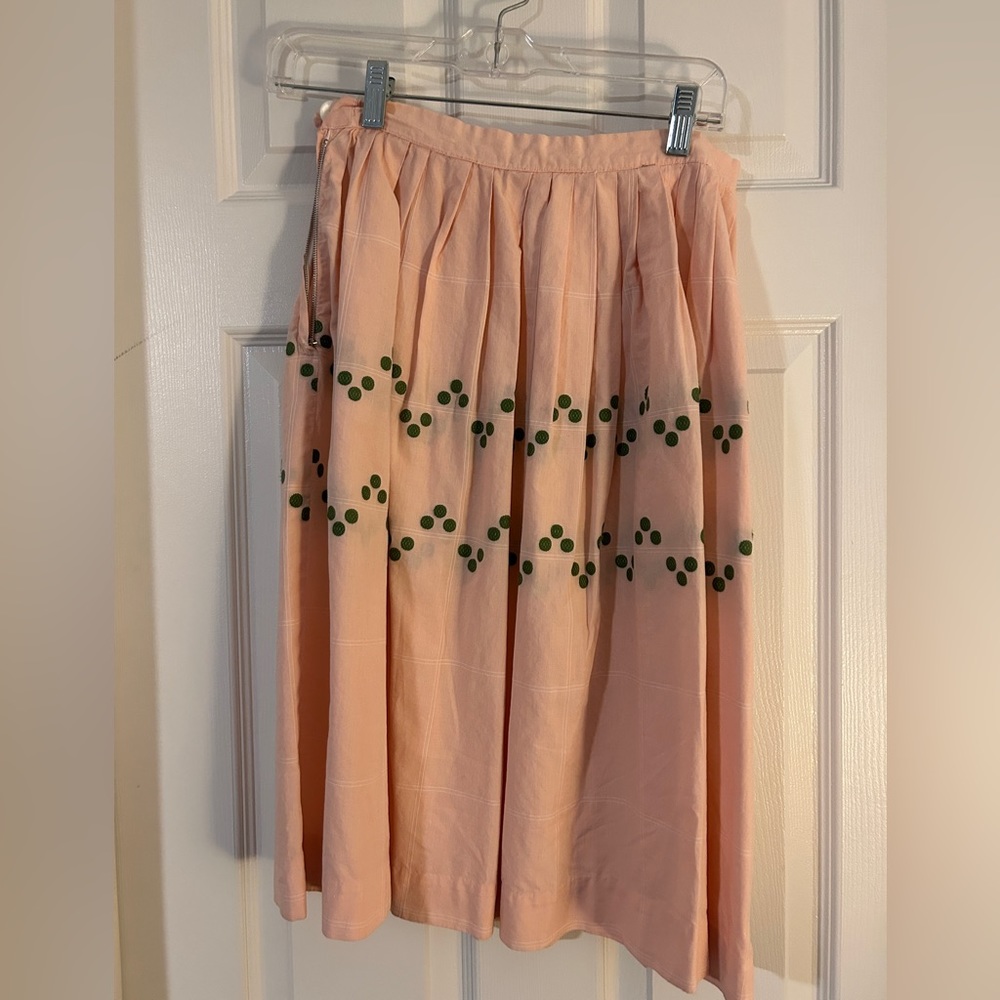 Vintage retro powder pink rockabilly skirt